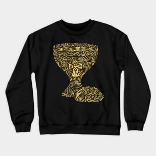 Communion cup and bread Crewneck Sweatshirt